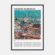 Freiburg im Breisgau Travel Color No 2 Poster
