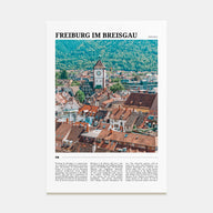 Freiburg im Breisgau Travel Color No 2 Poster