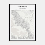 Fremont Map Portrait Poster