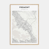 Fremont Map Portrait Poster