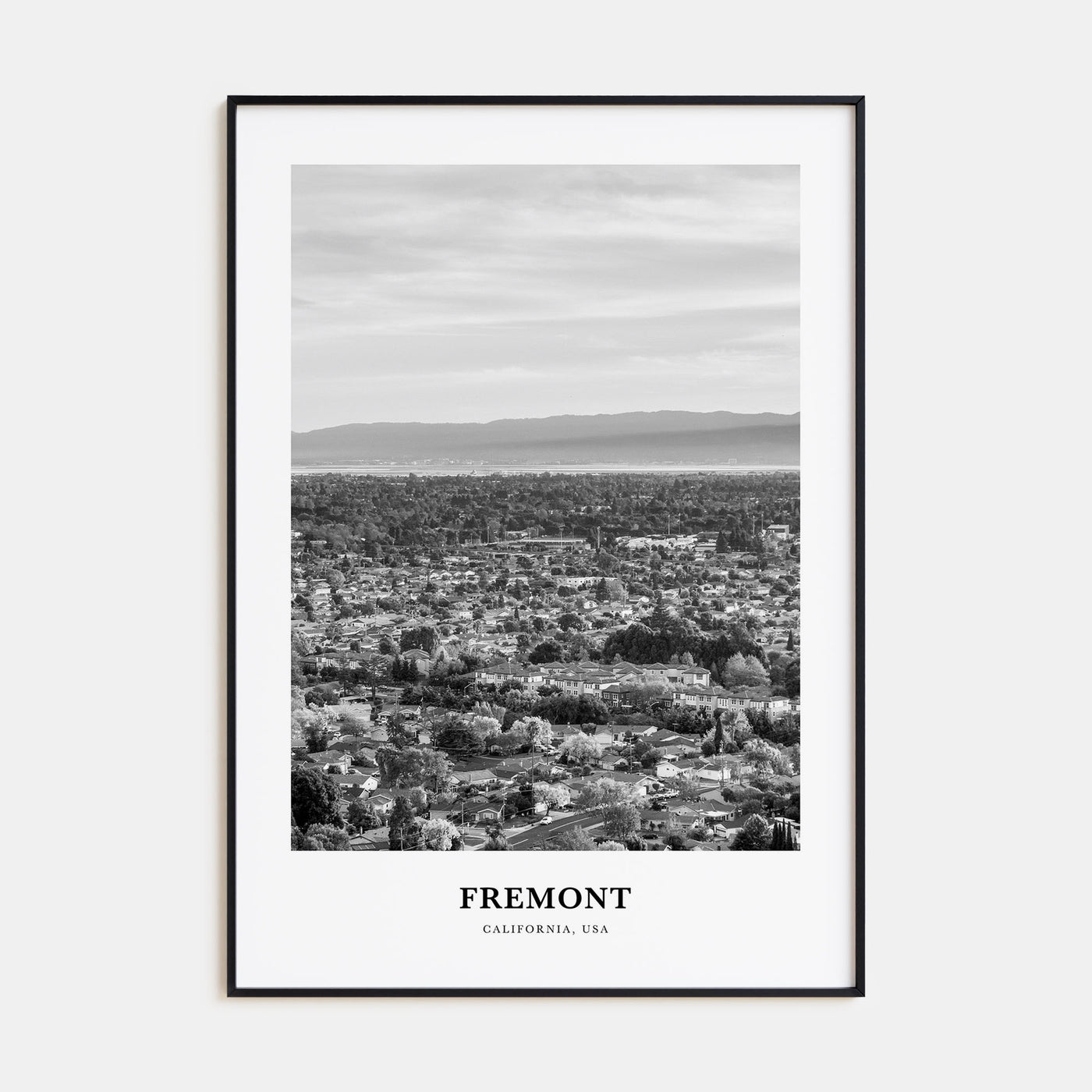 Fremont Portrait B&W Poster