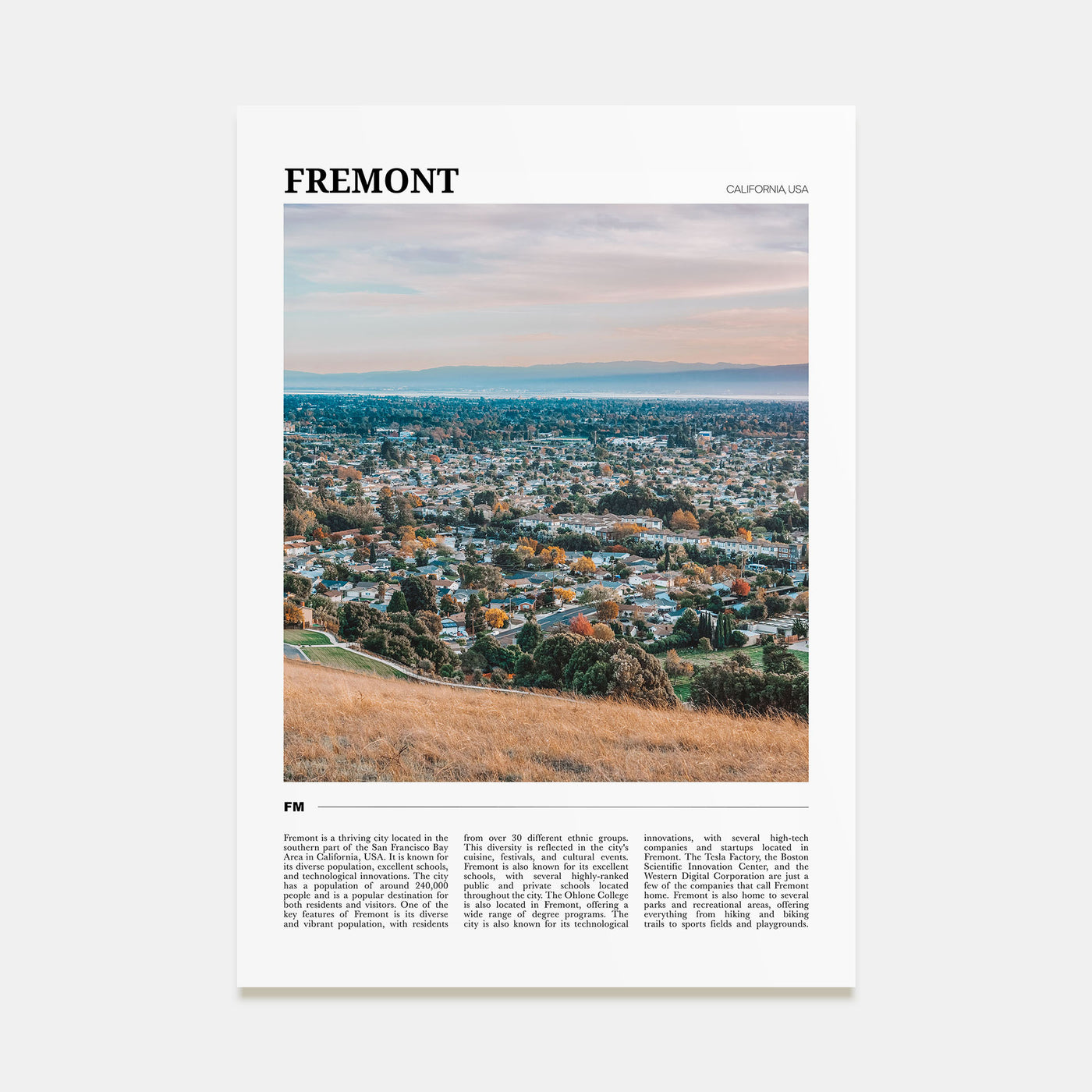Fremont Travel Color Poster