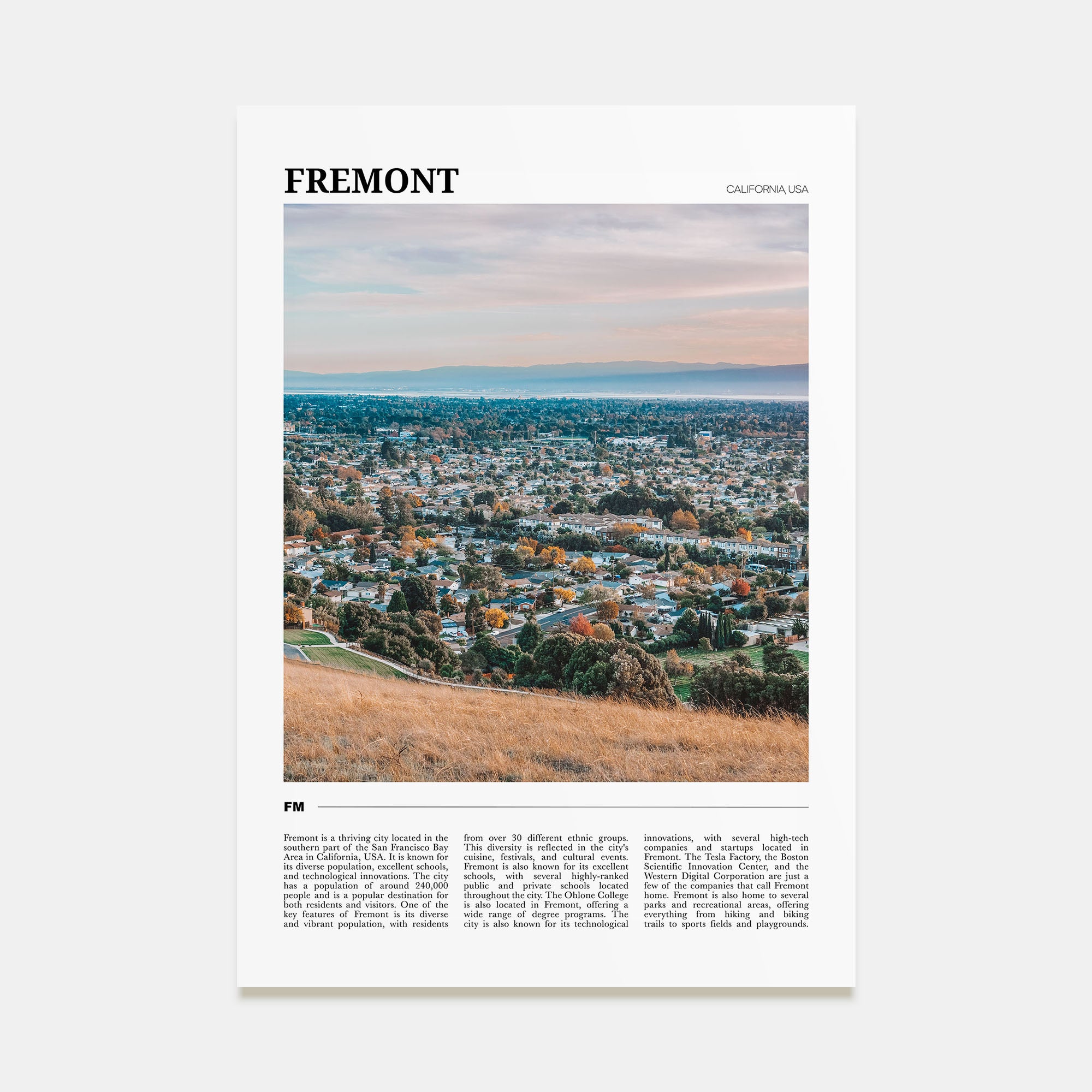 Fremont Travel Color Poster