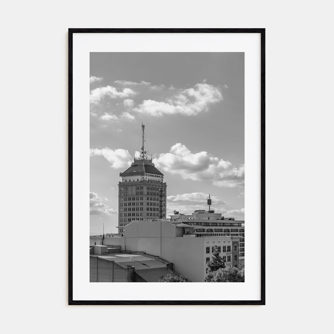 Fresno Photo B&W Poster