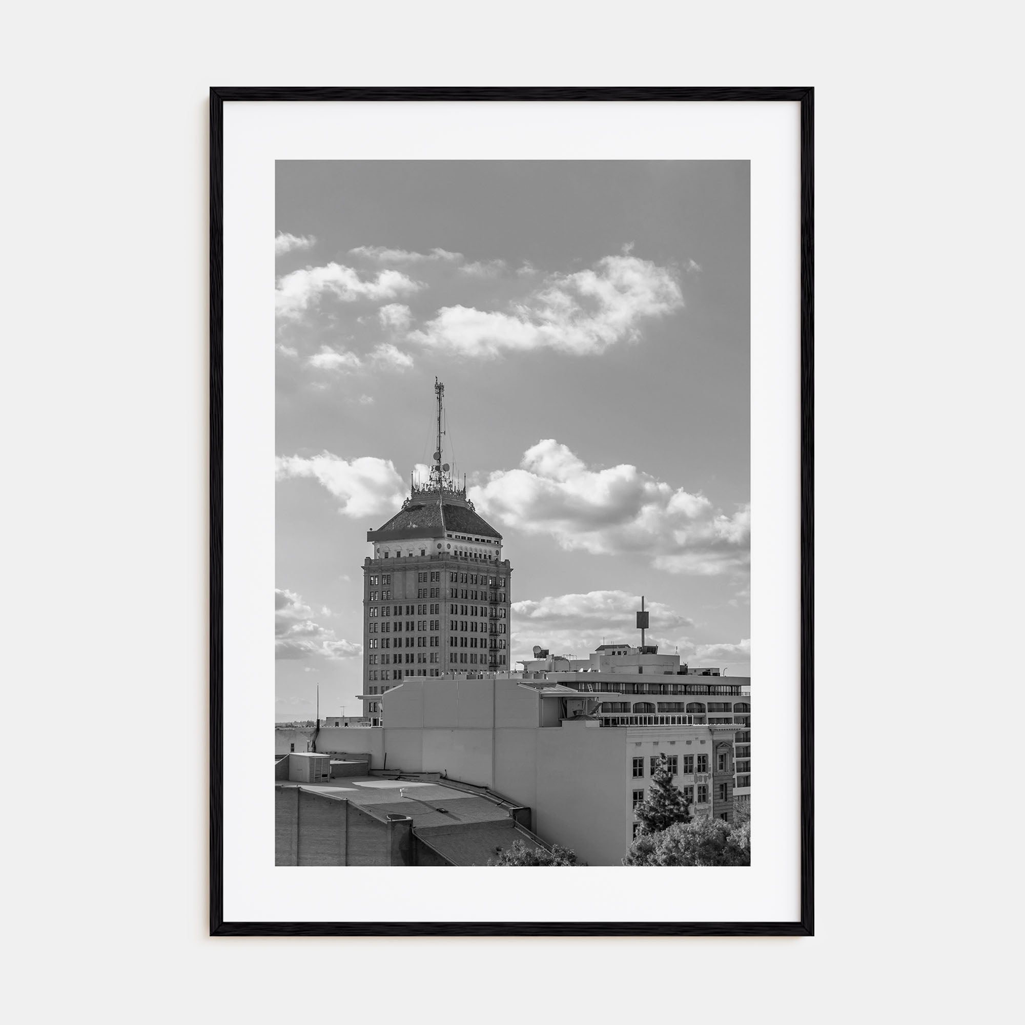 Fresno Photo B&W Poster