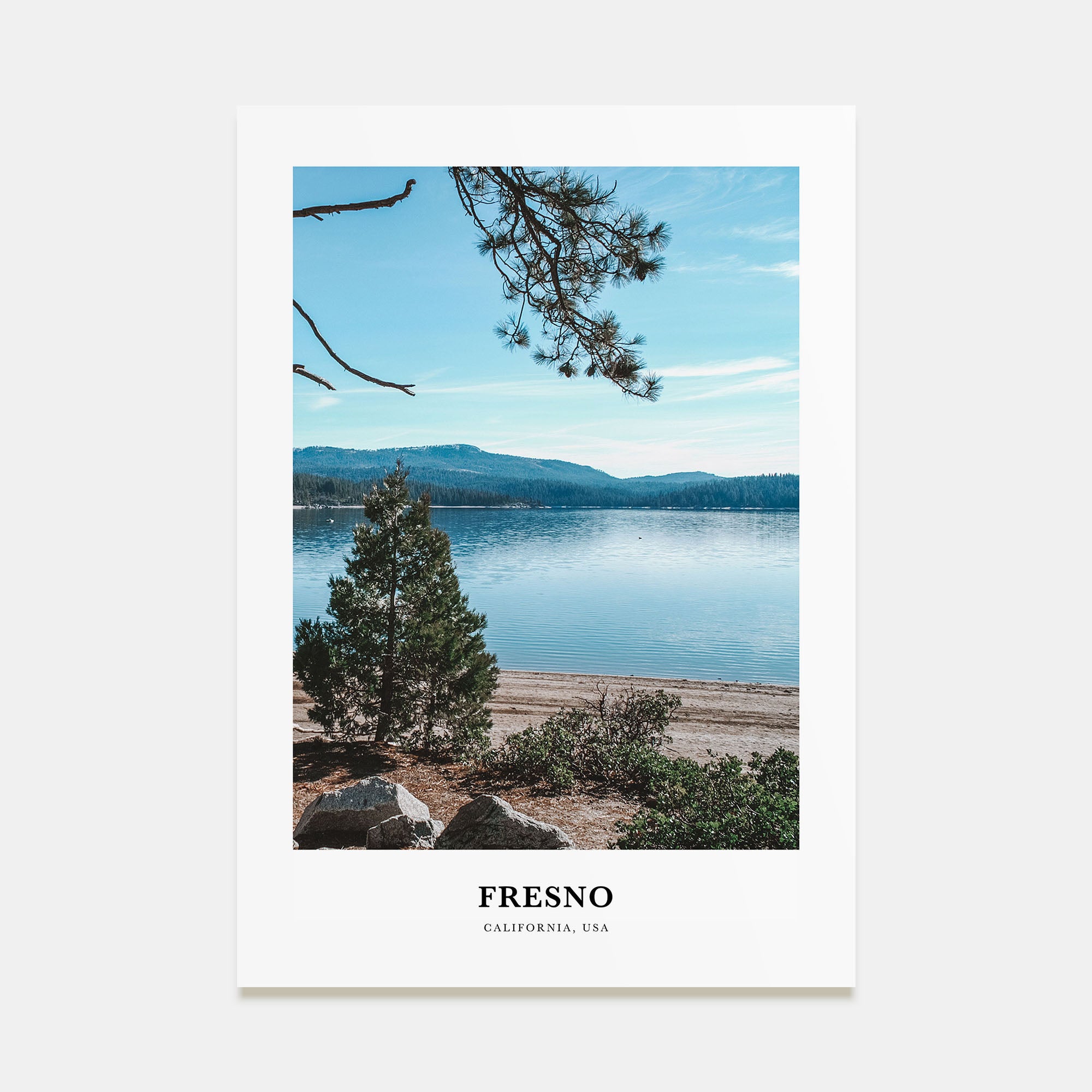 Fresno Portrait Color Poster