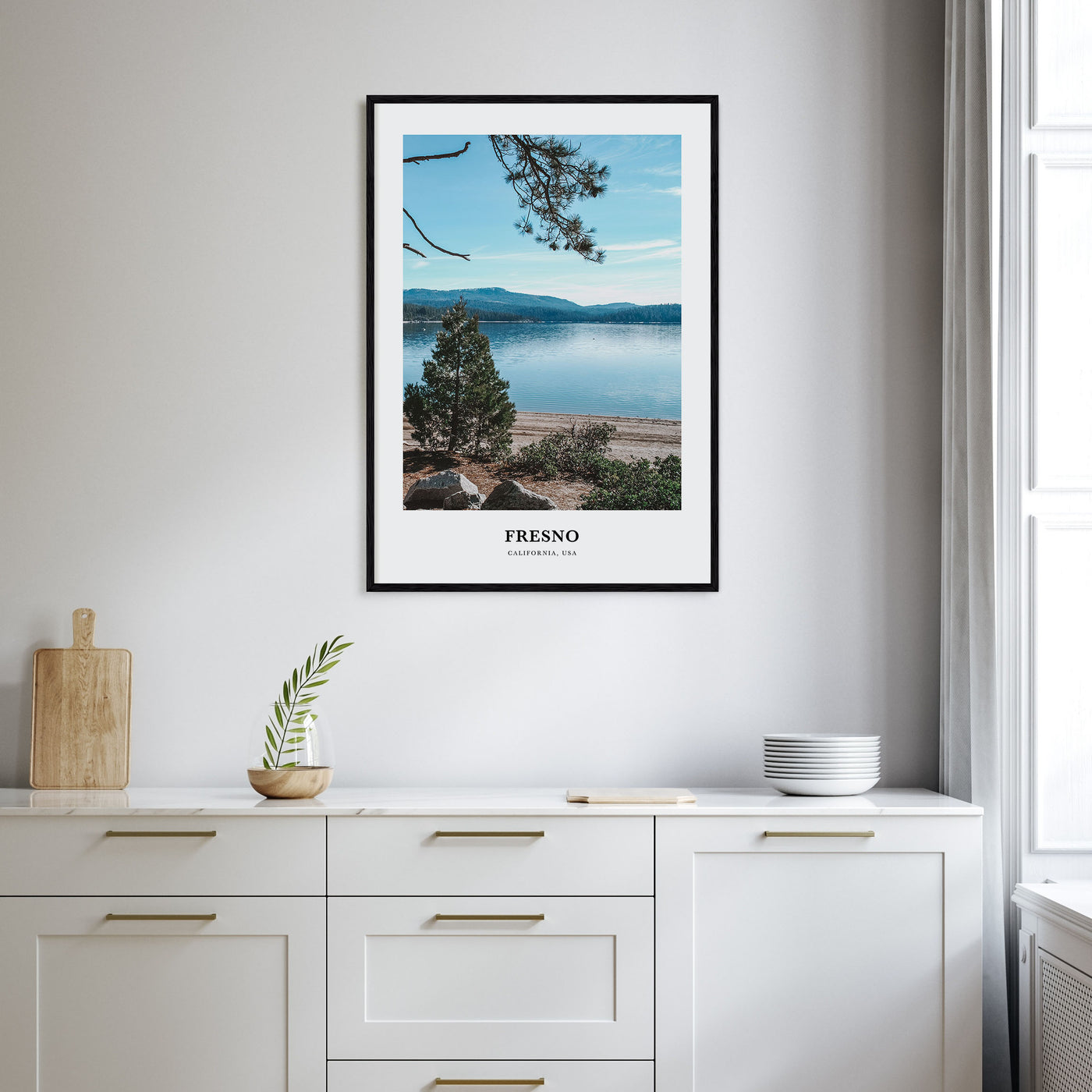 Fresno Portrait Color Poster