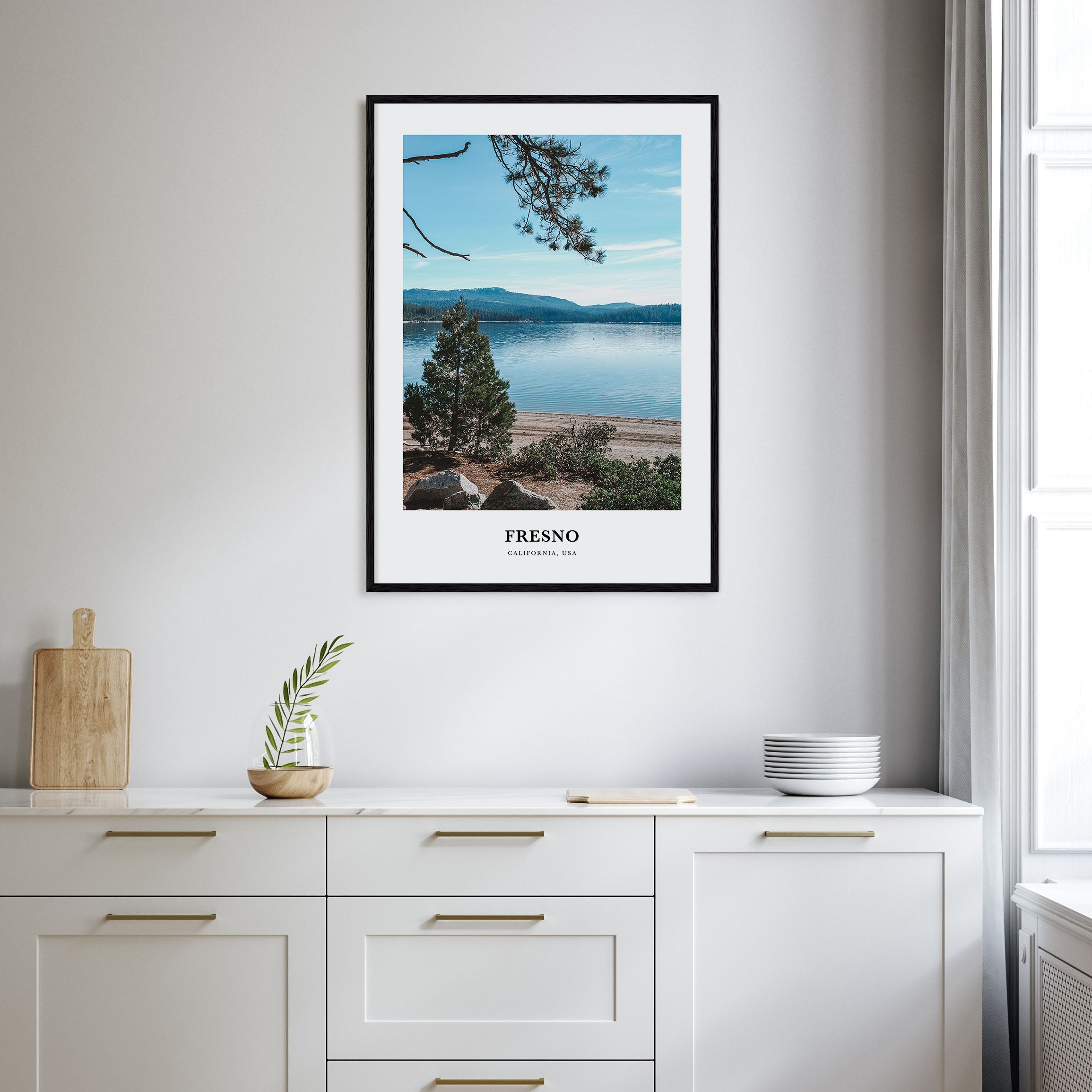 Fresno Portrait Color Poster