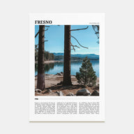 Fresno Travel Color Poster