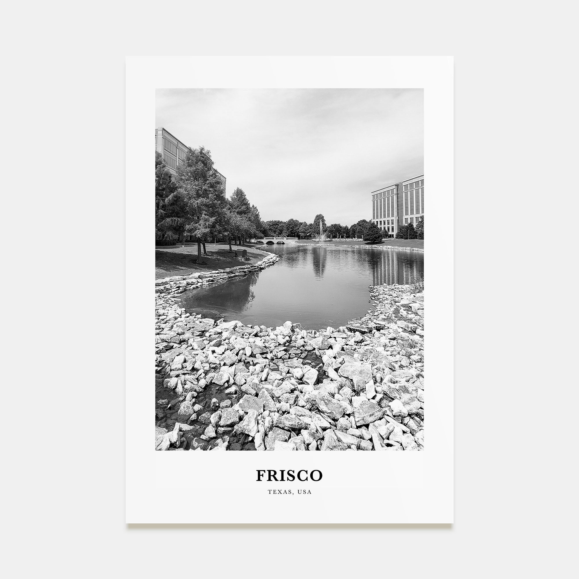 Frisco Portrait B&W Poster