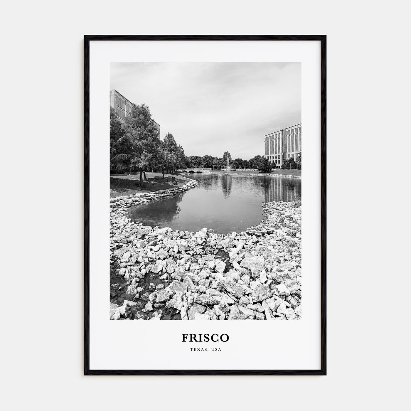 Frisco Portrait B&W Poster