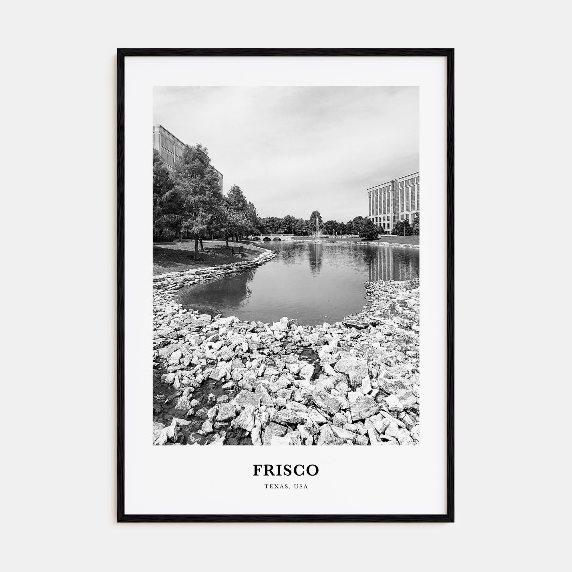 Frisco Portrait B&W Poster