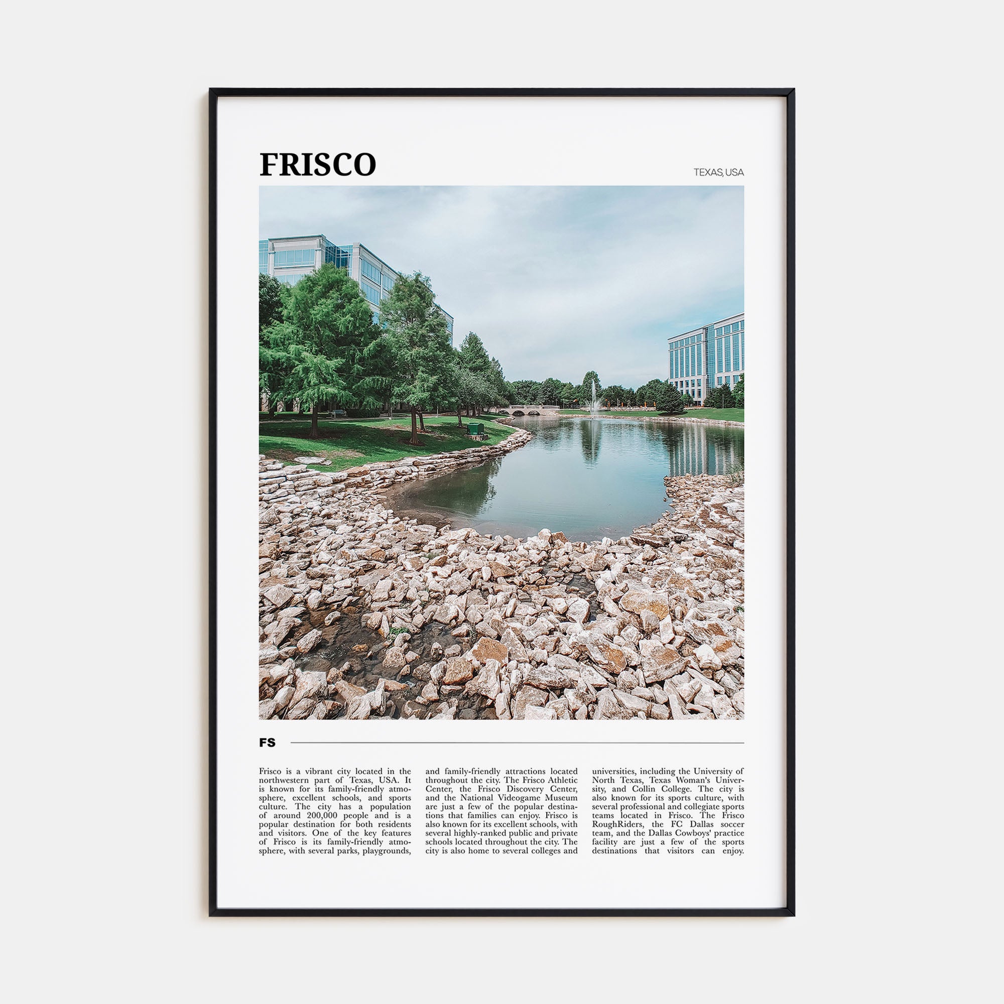 Frisco Travel Color Poster