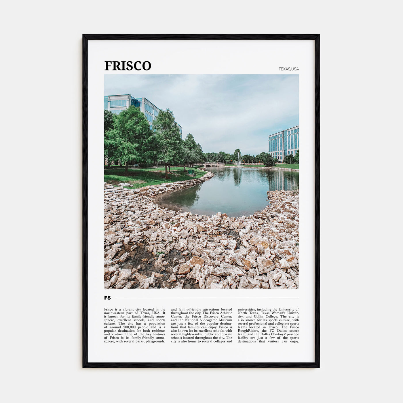 Frisco Travel Color Poster