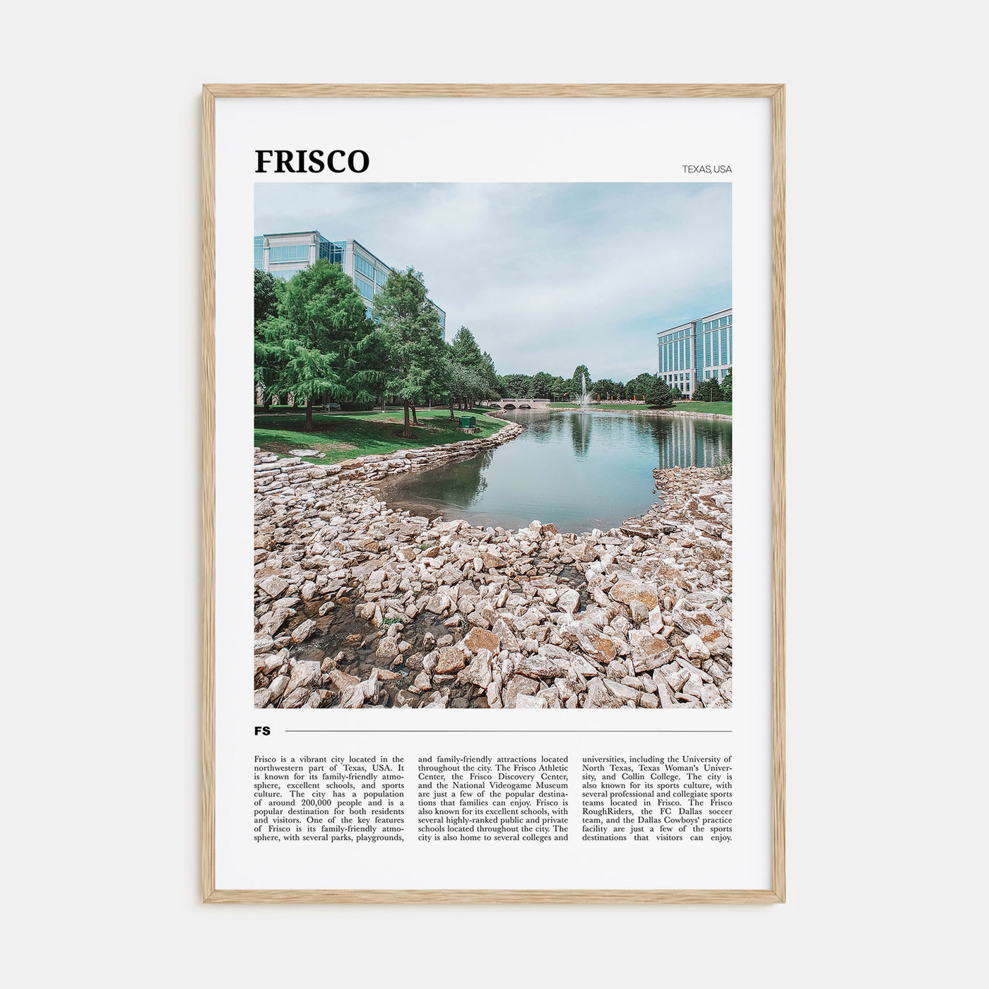 Frisco Travel Color Poster