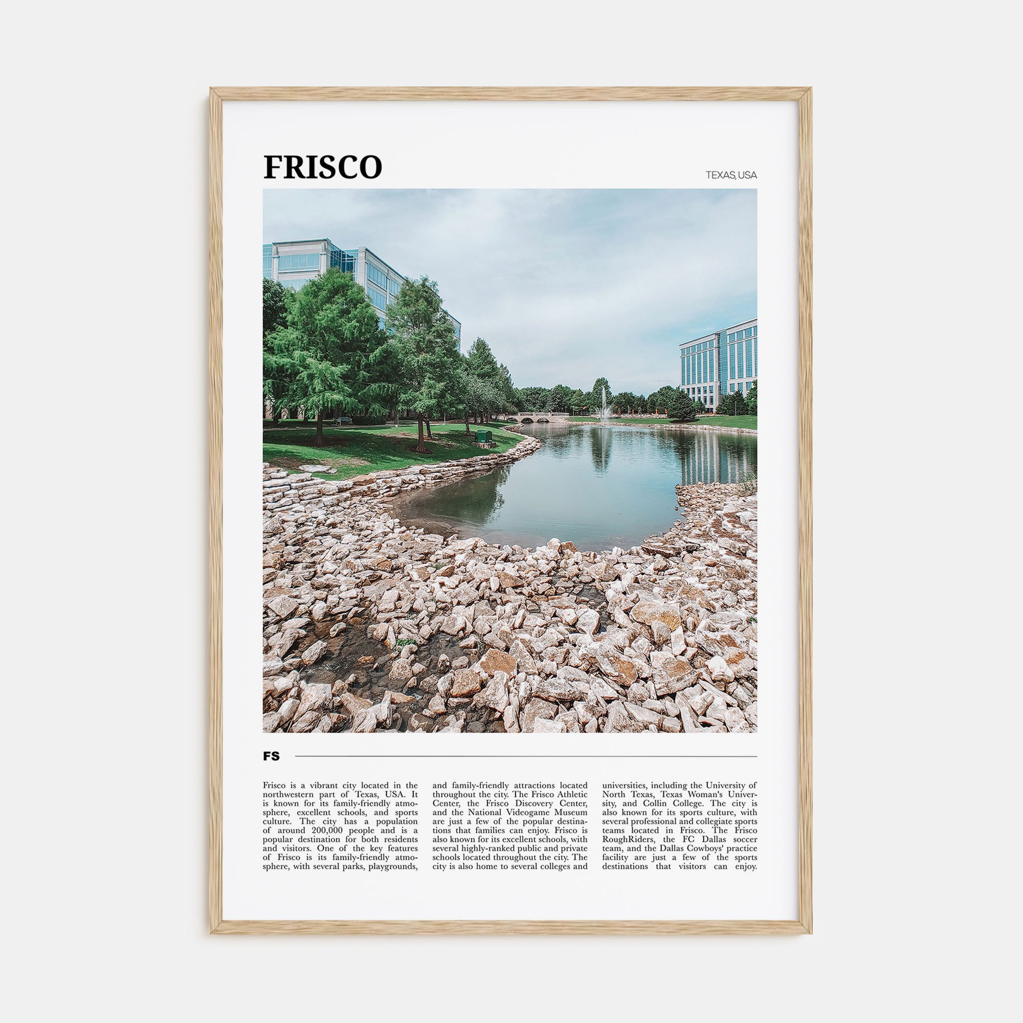 Frisco Travel Color Poster