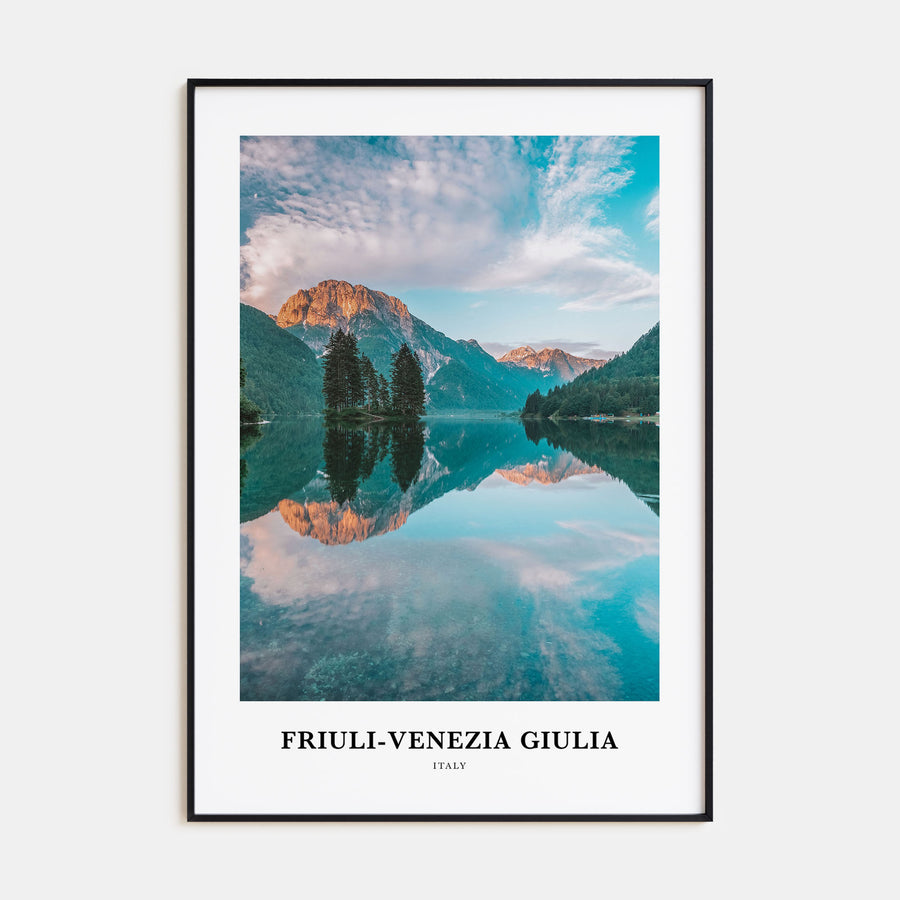 Friuli-Venezia Giulia Portrait Color Poster
