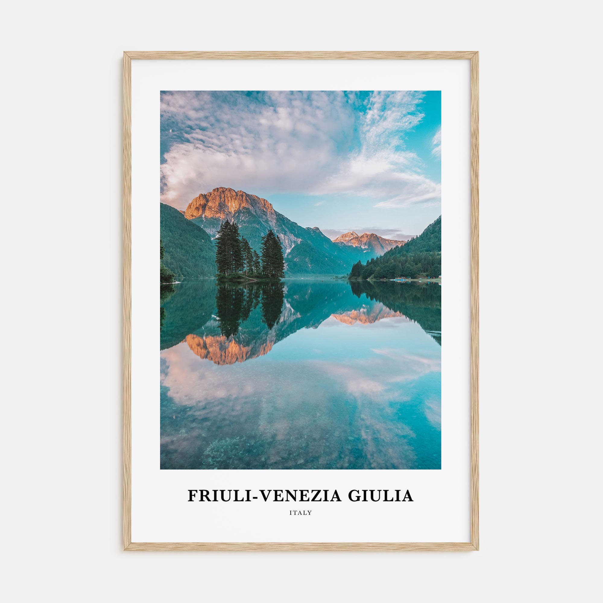 Friuli-Venezia Giulia Portrait Color Poster