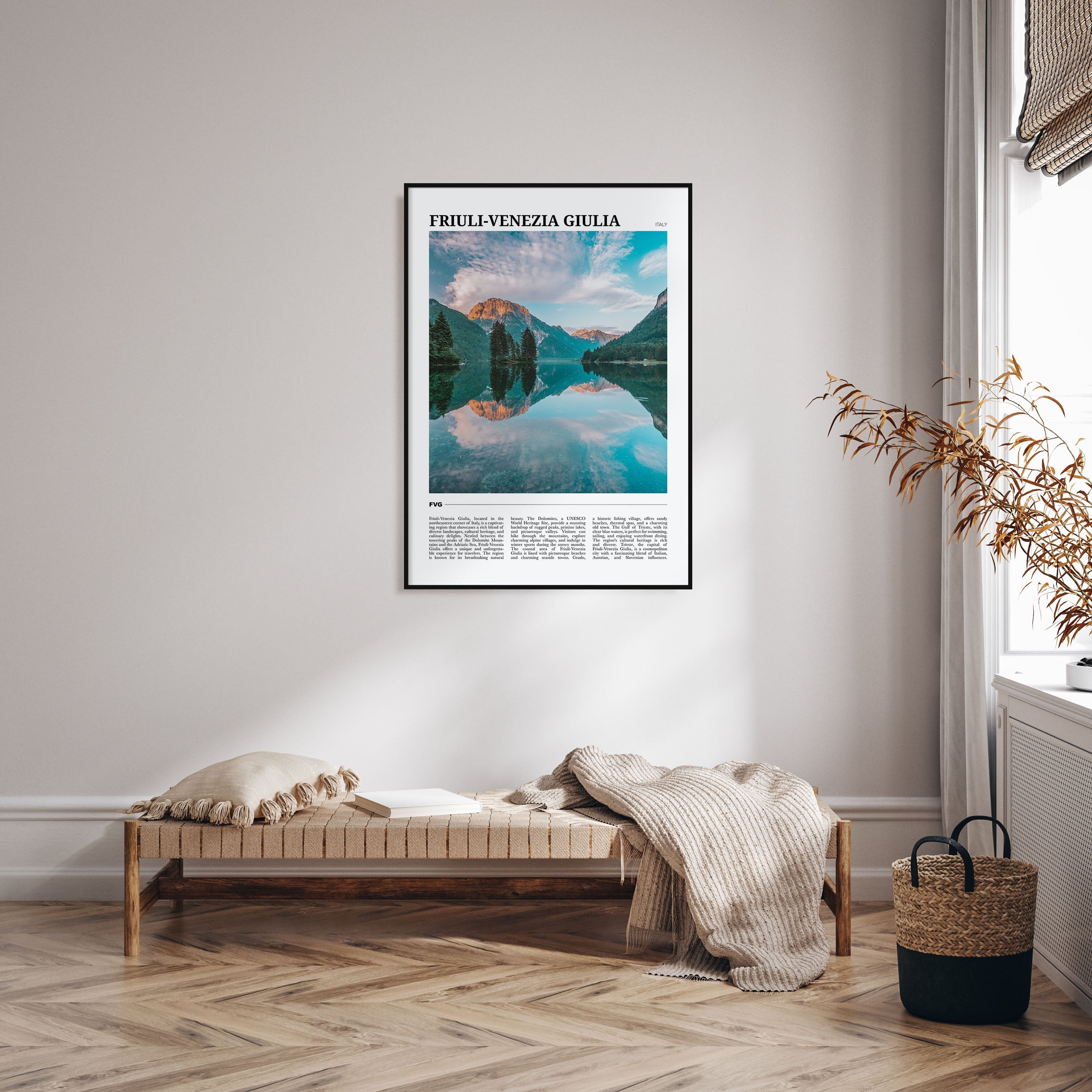 Friuli-Venezia Giulia Travel Color Poster