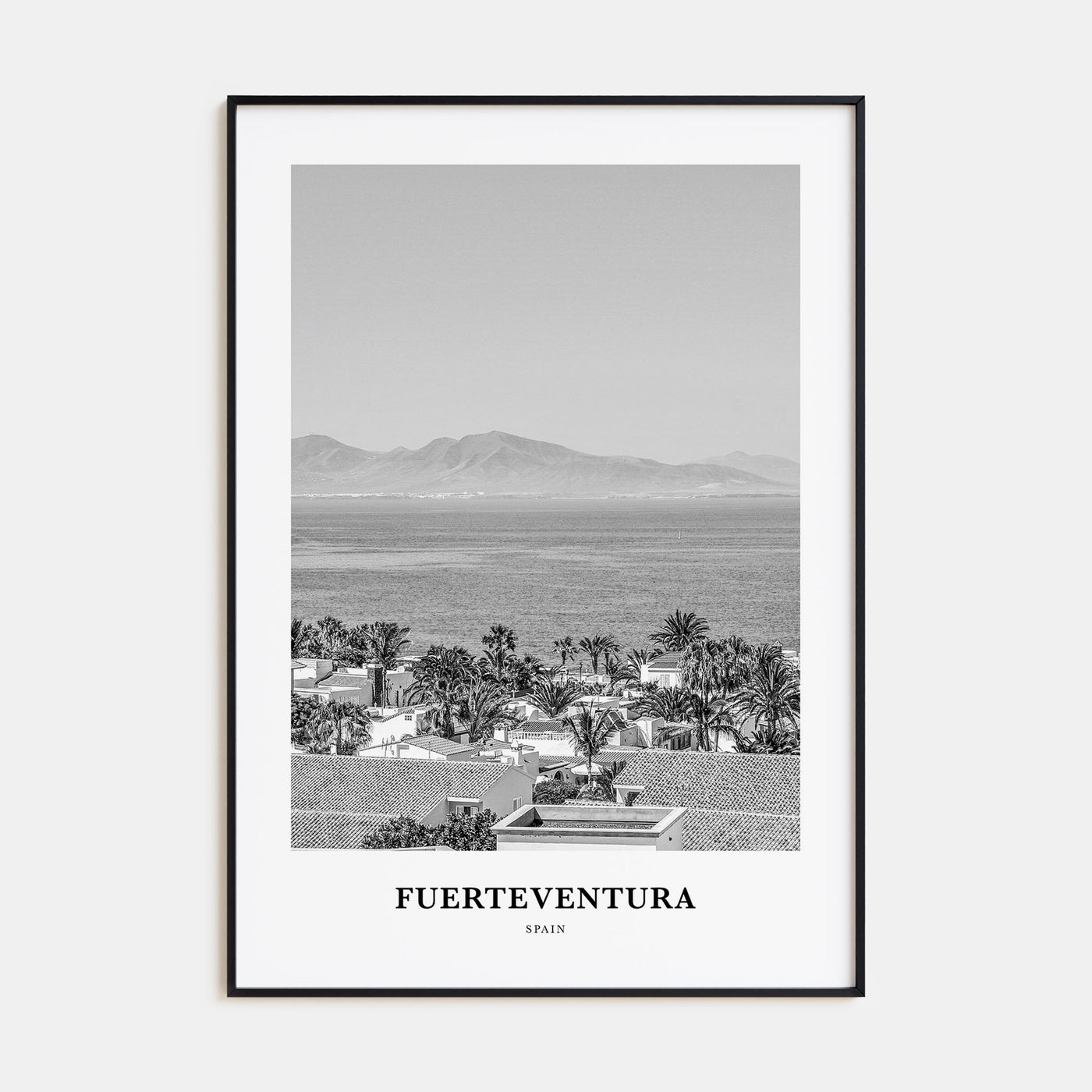 Fuerteventura Portrait B&W Poster