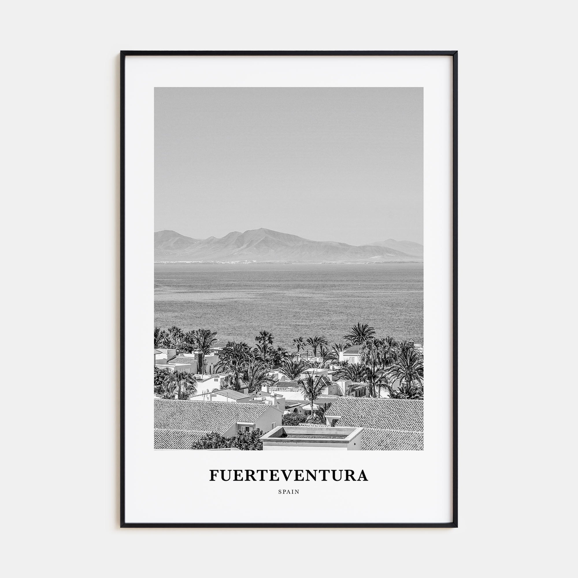 Fuerteventura Portrait B&W Poster