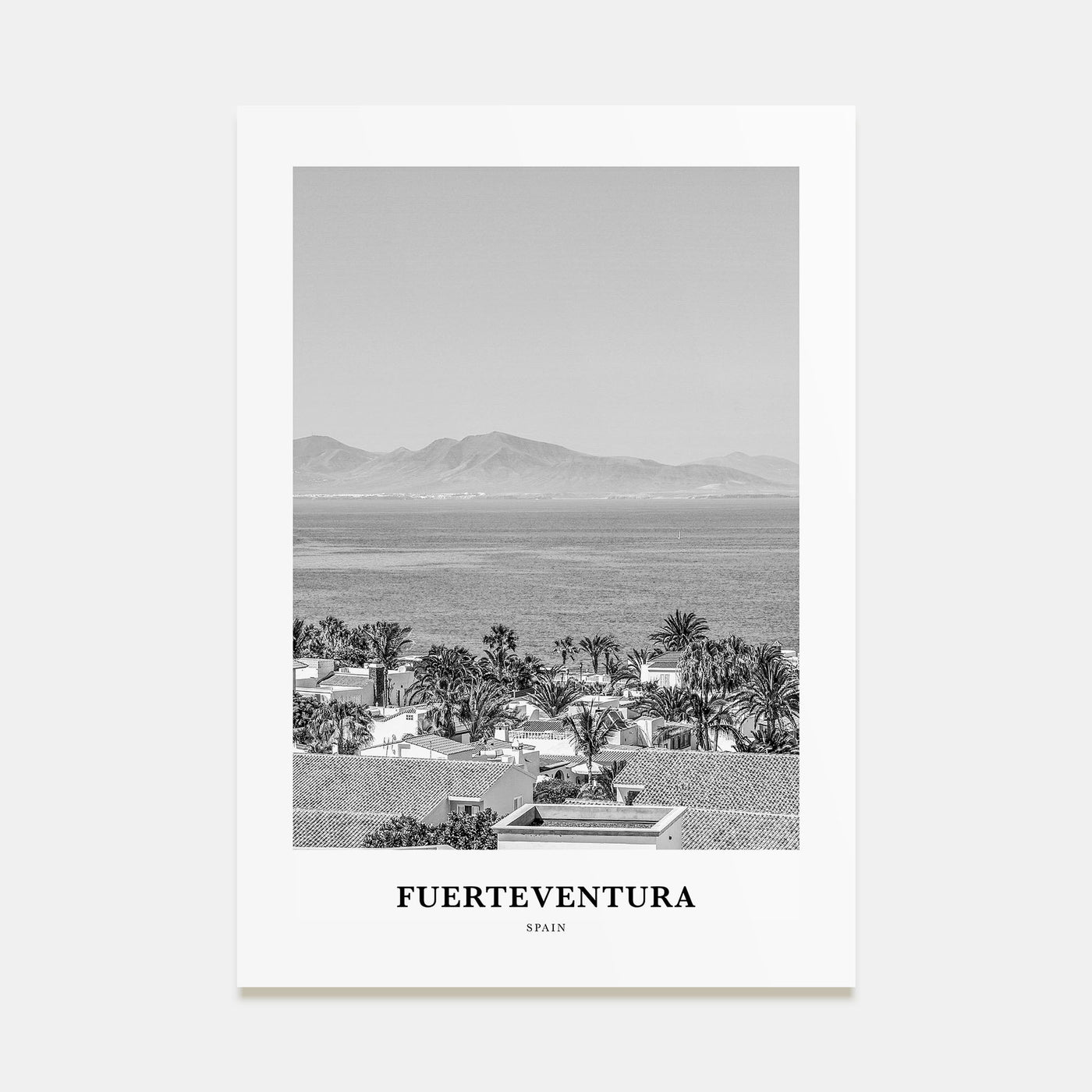 Fuerteventura Portrait B&W Poster