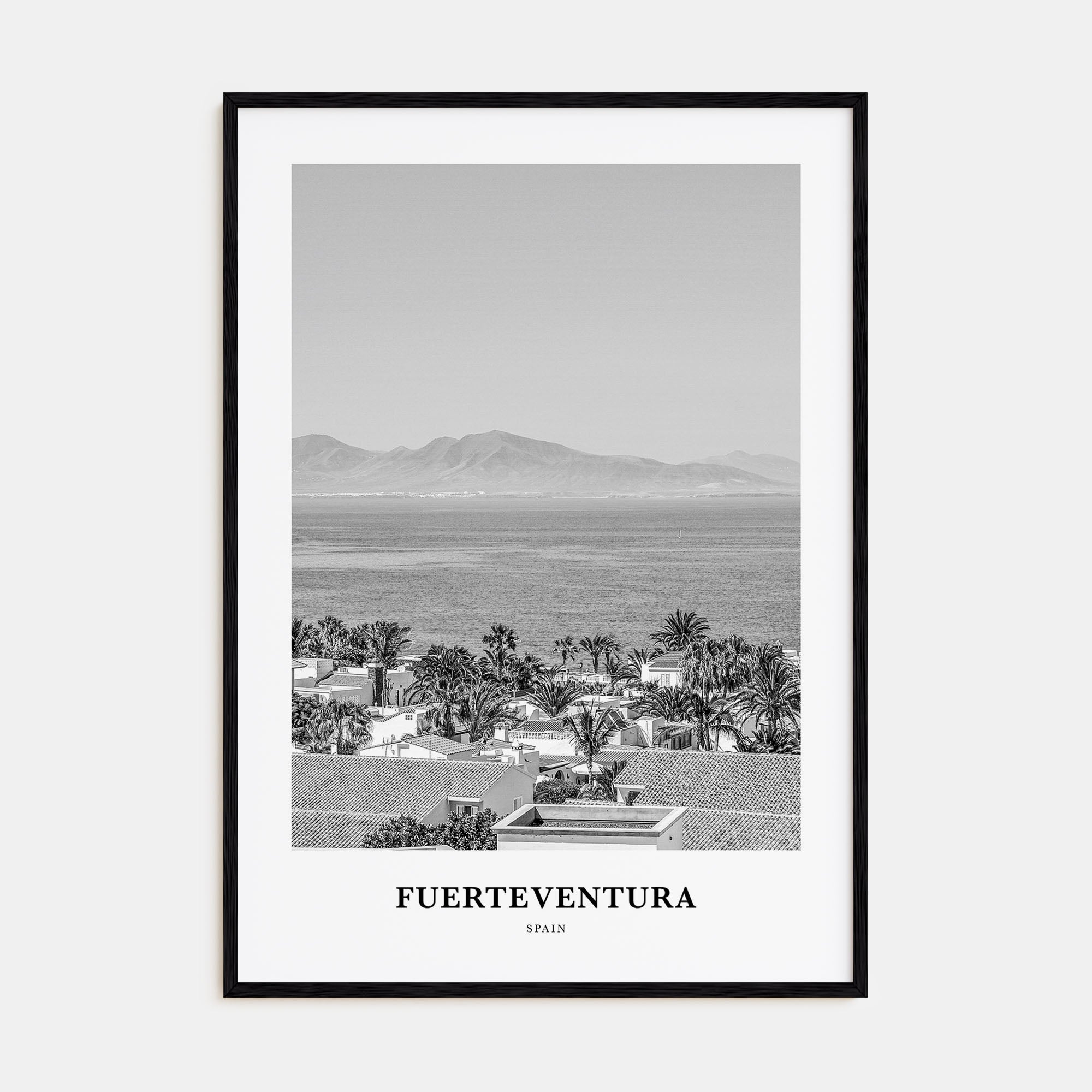 Fuerteventura Portrait B&W Poster