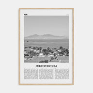 Fuerteventura Travel B&W Poster