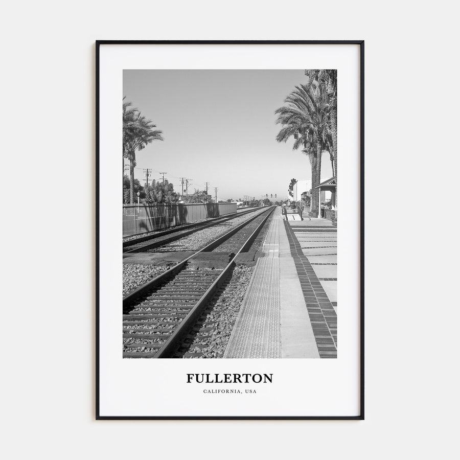 Fullerton Portrait B&W Poster