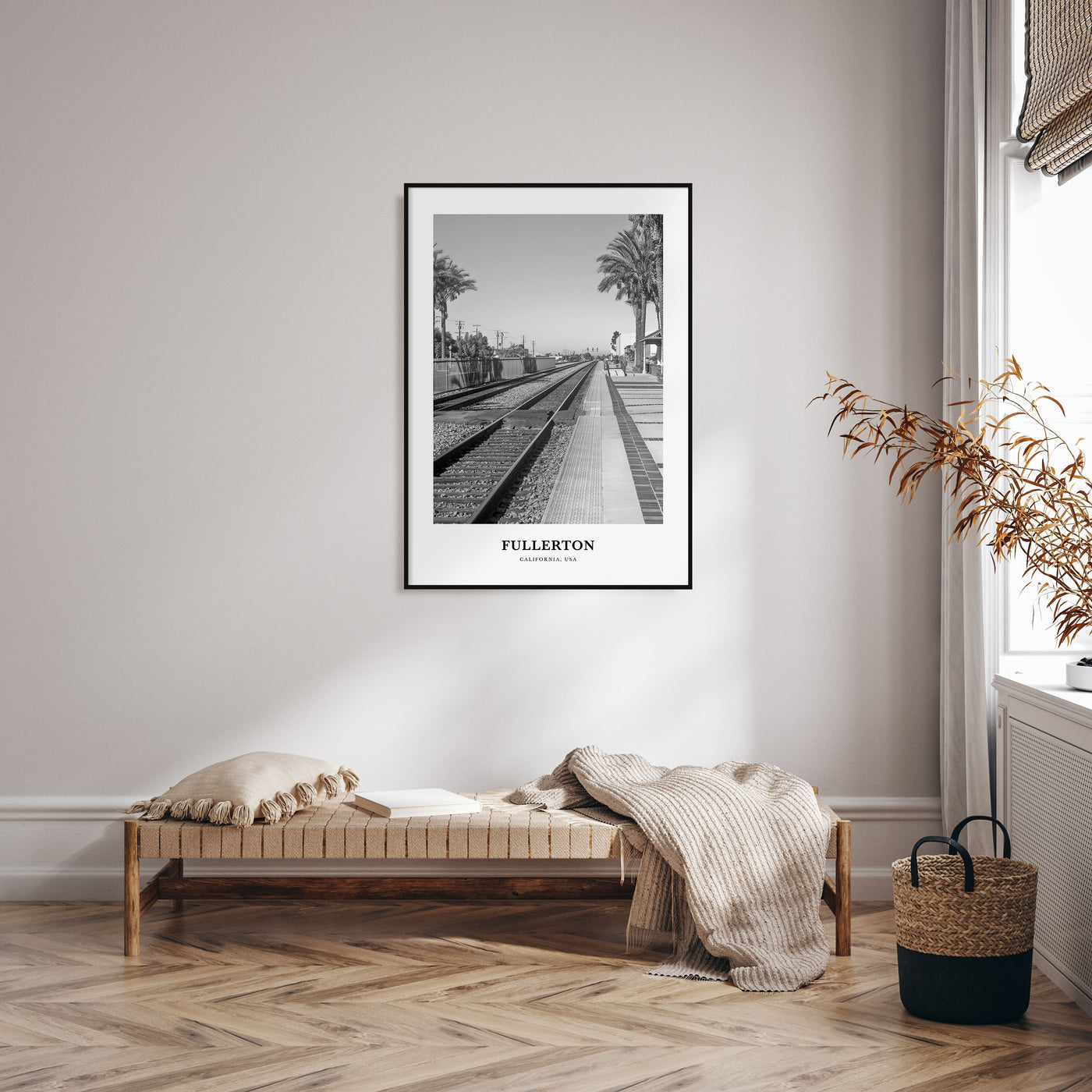 Fullerton Portrait B&W Poster