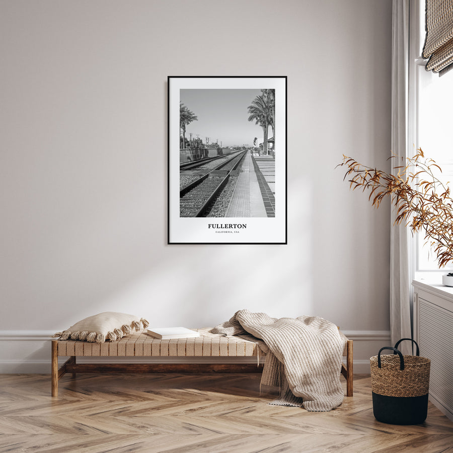 Fullerton Portrait B&W Poster