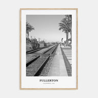 Fullerton Portrait B&W Poster