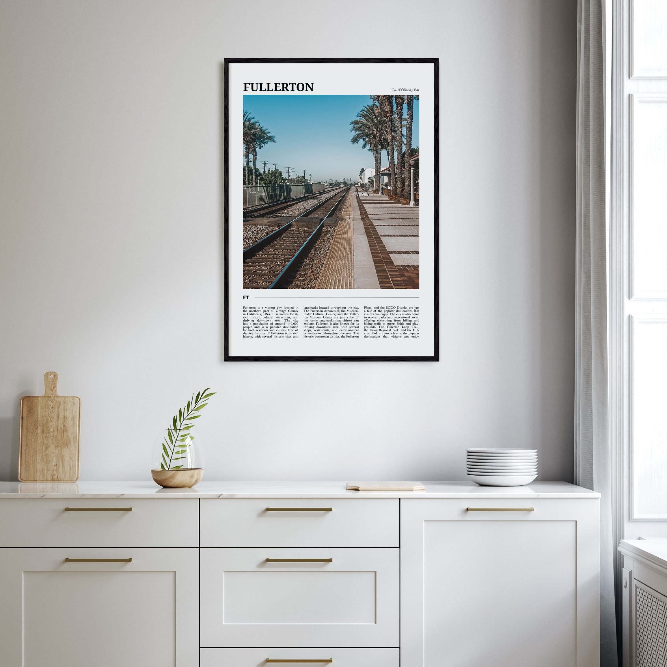 Fullerton Travel Color Poster