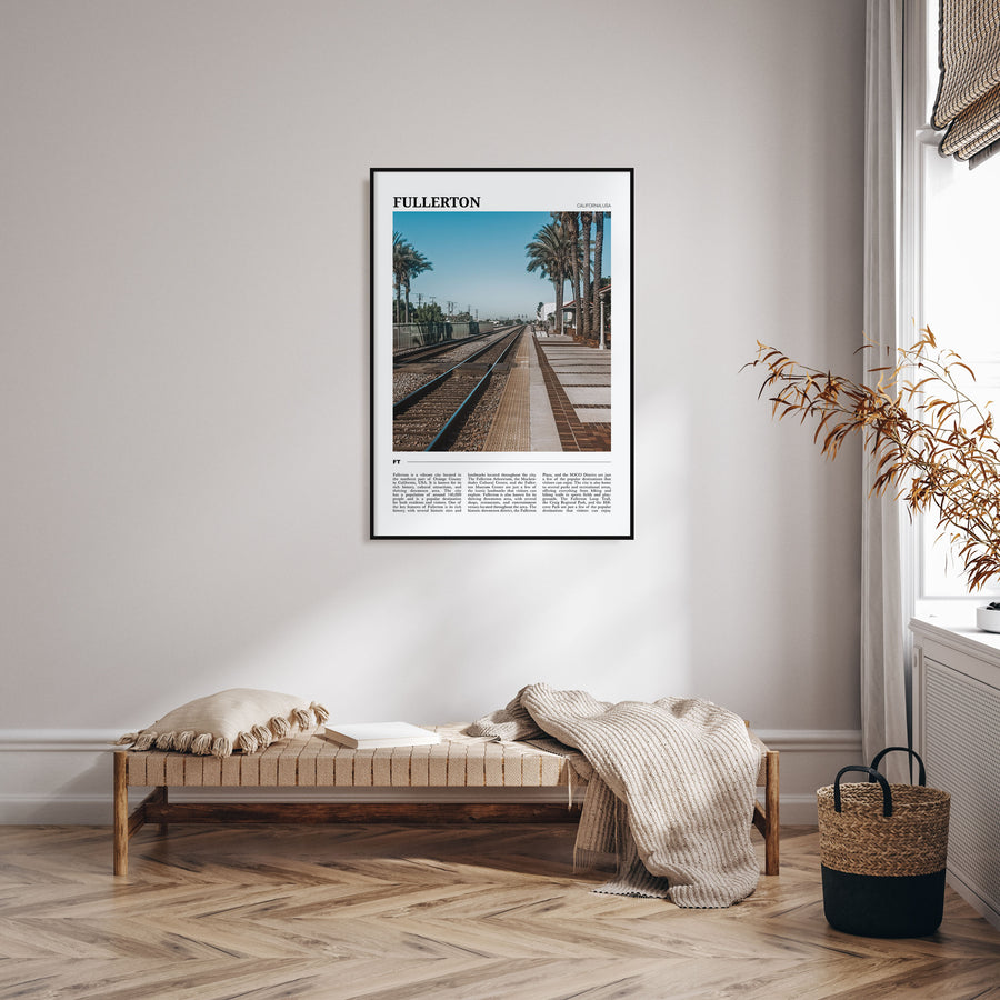 Fullerton Travel Color Poster