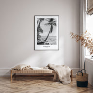 Funafuti Portrait B&W Poster