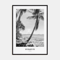 Funafuti Portrait B&W Poster
