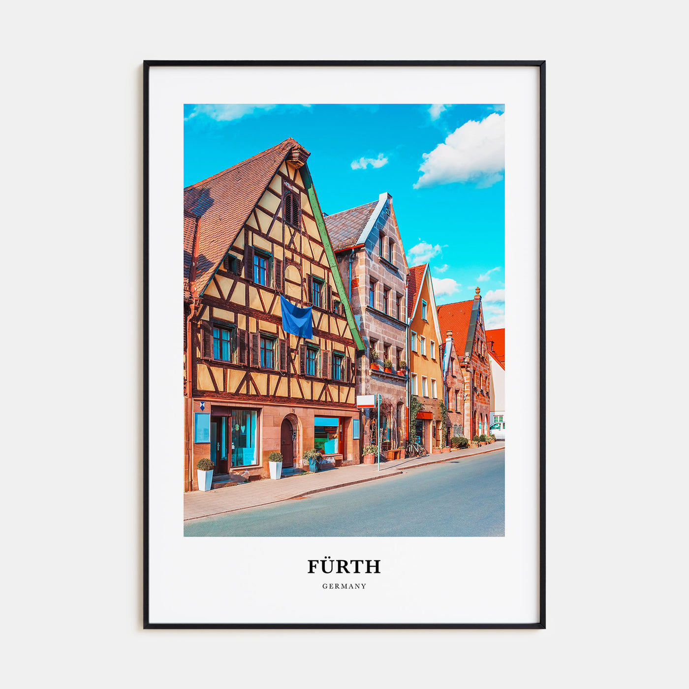 Fürth Portrait Color Poster