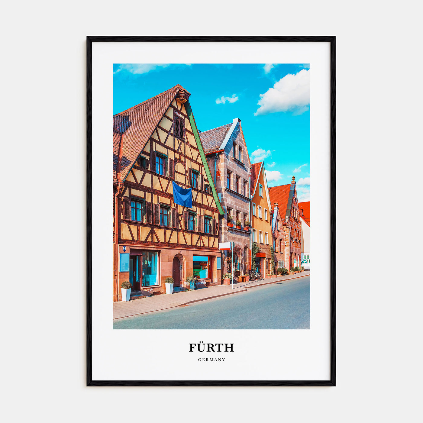 Fürth Portrait Color Poster