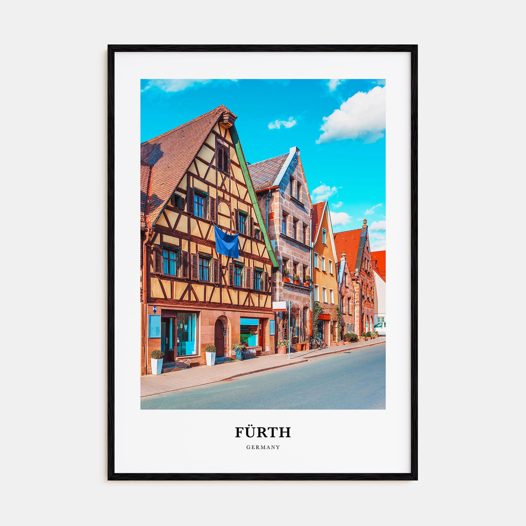 Fürth Portrait Color Poster