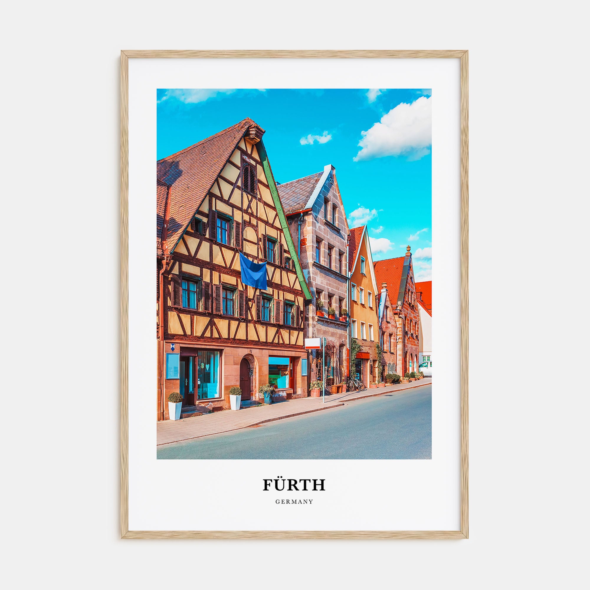 Fürth Portrait Color Poster