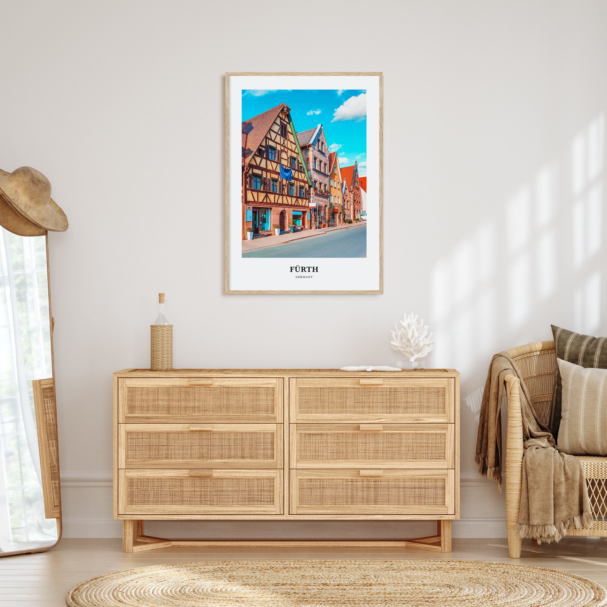 Fürth Portrait Color Poster