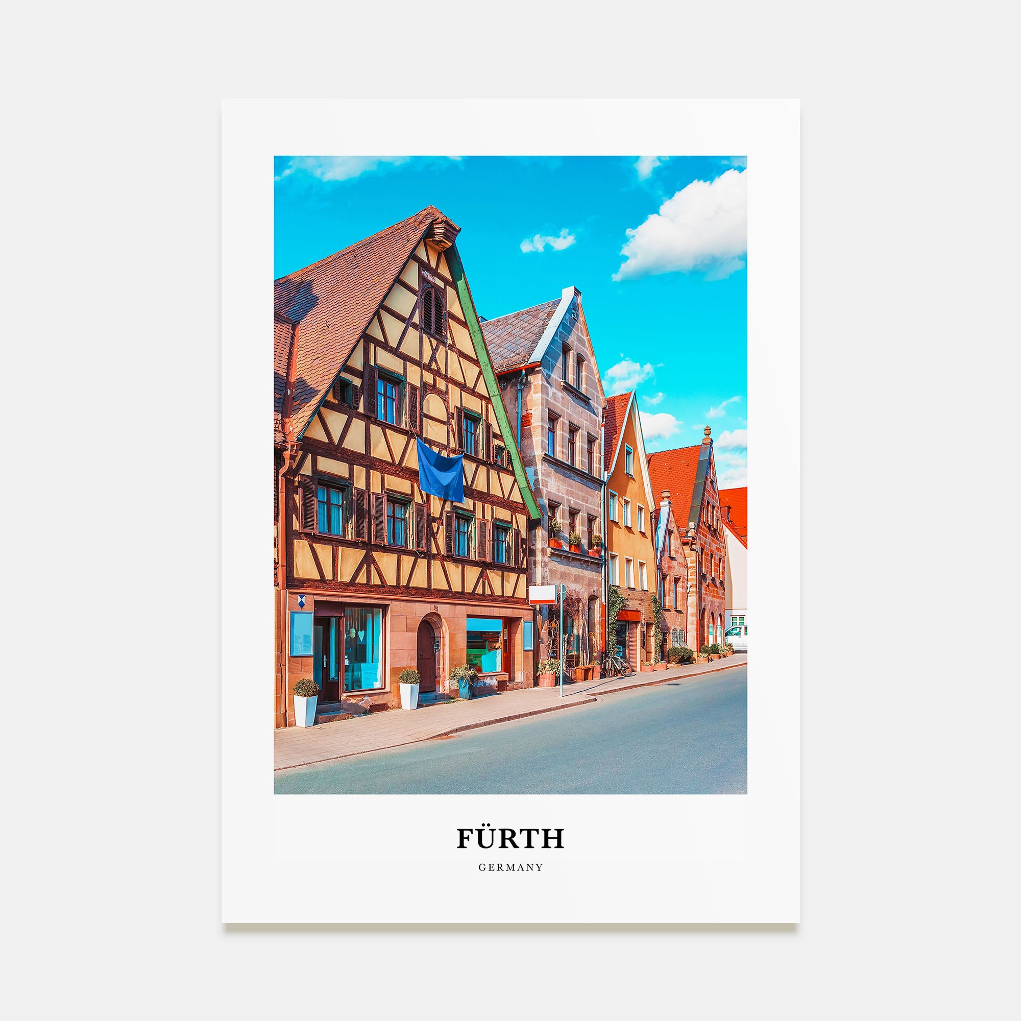 Fürth Portrait Color Poster