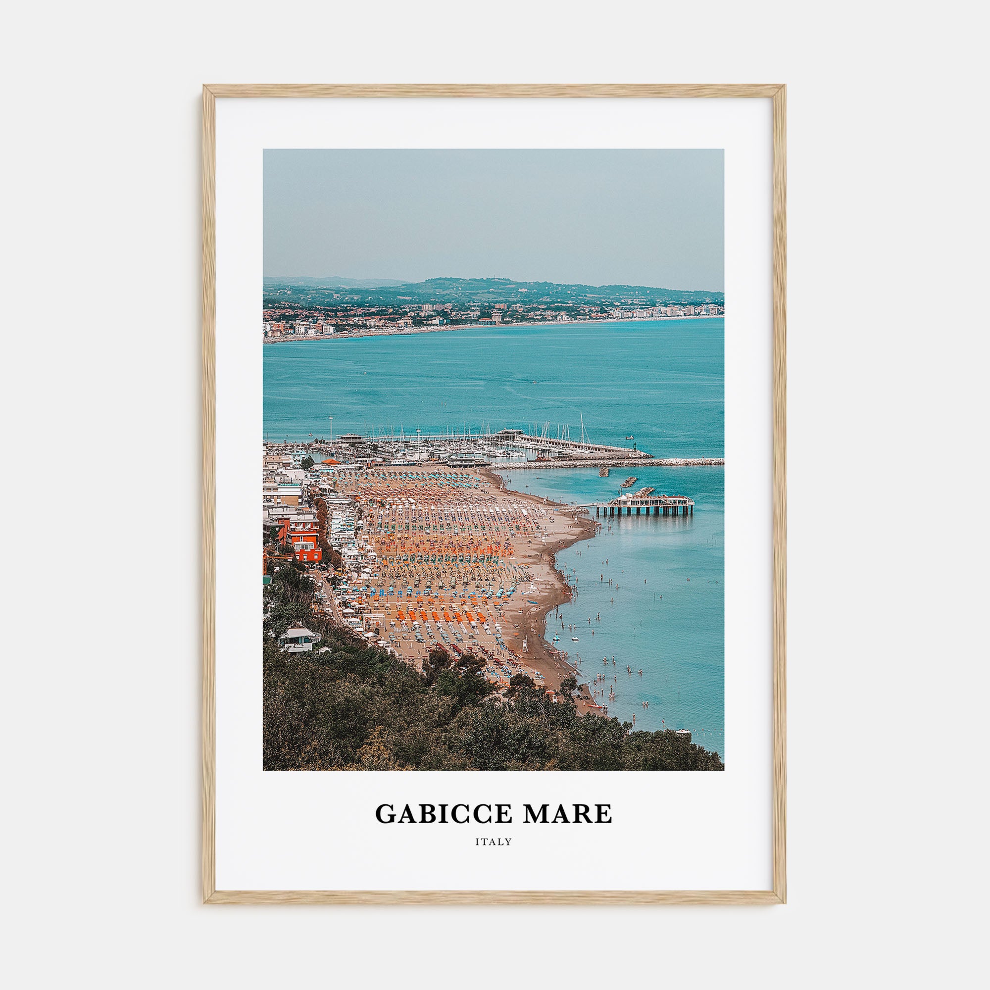 Gabicce Mare Portrait Color Poster
