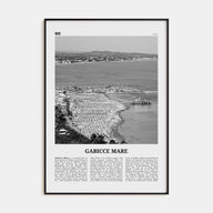 Gabicce Mare Travel B&W Poster