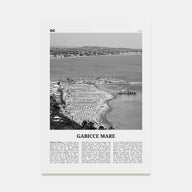 Gabicce Mare Travel B&W Poster
