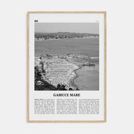 Gabicce Mare Travel B&W Poster