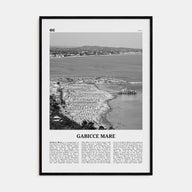 Gabicce Mare Travel B&W Poster