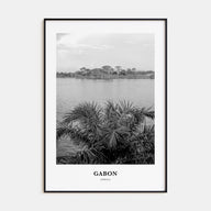 Gabon Portrait B&W Poster