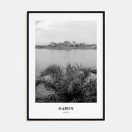 Gabon Portrait B&W Poster