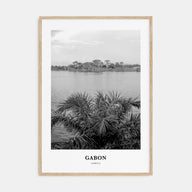 Gabon Portrait B&W Poster